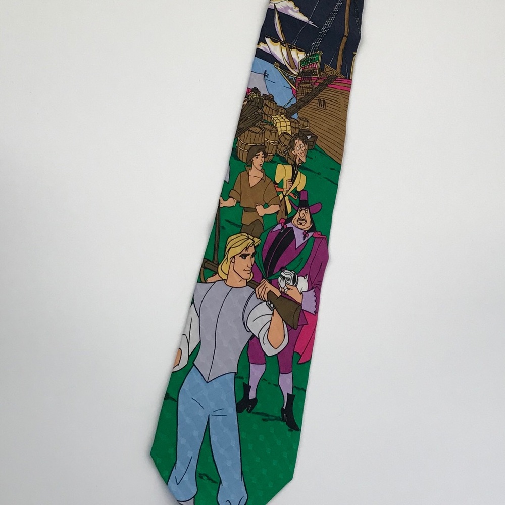 Pocahontas Necktie Mens Disney Store  John Smith